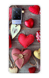 Valentine Hearts Vivo V21 Back Cover