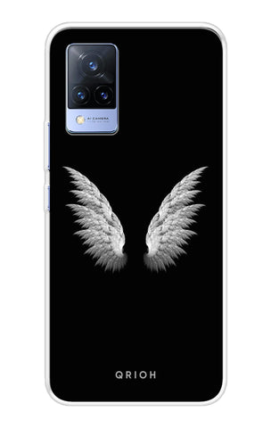 White Angel Wings Vivo V21 Back Cover