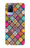 Multicolor Mandala Vivo V21 Back Cover
