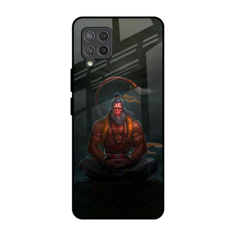 Lord Hanuman Animated Samsung Galaxy M42 Glass Back Cover Online