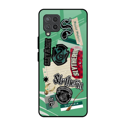 Slytherin Samsung Galaxy M42 Glass Back Cover Online