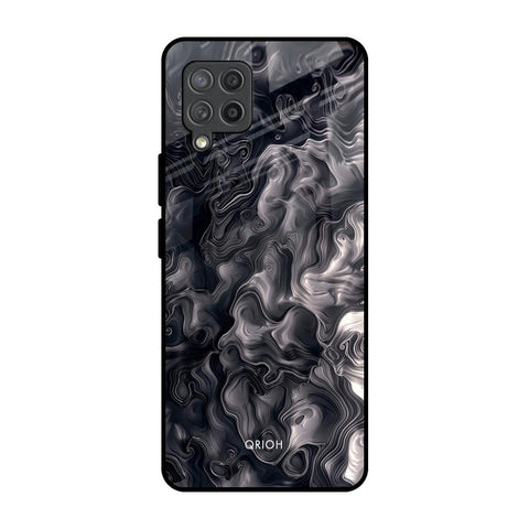 Cryptic Smoke Samsung Galaxy M42 Glass Back Cover Online