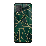 Abstract Green Samsung Galaxy M42 Glass Back Cover Online