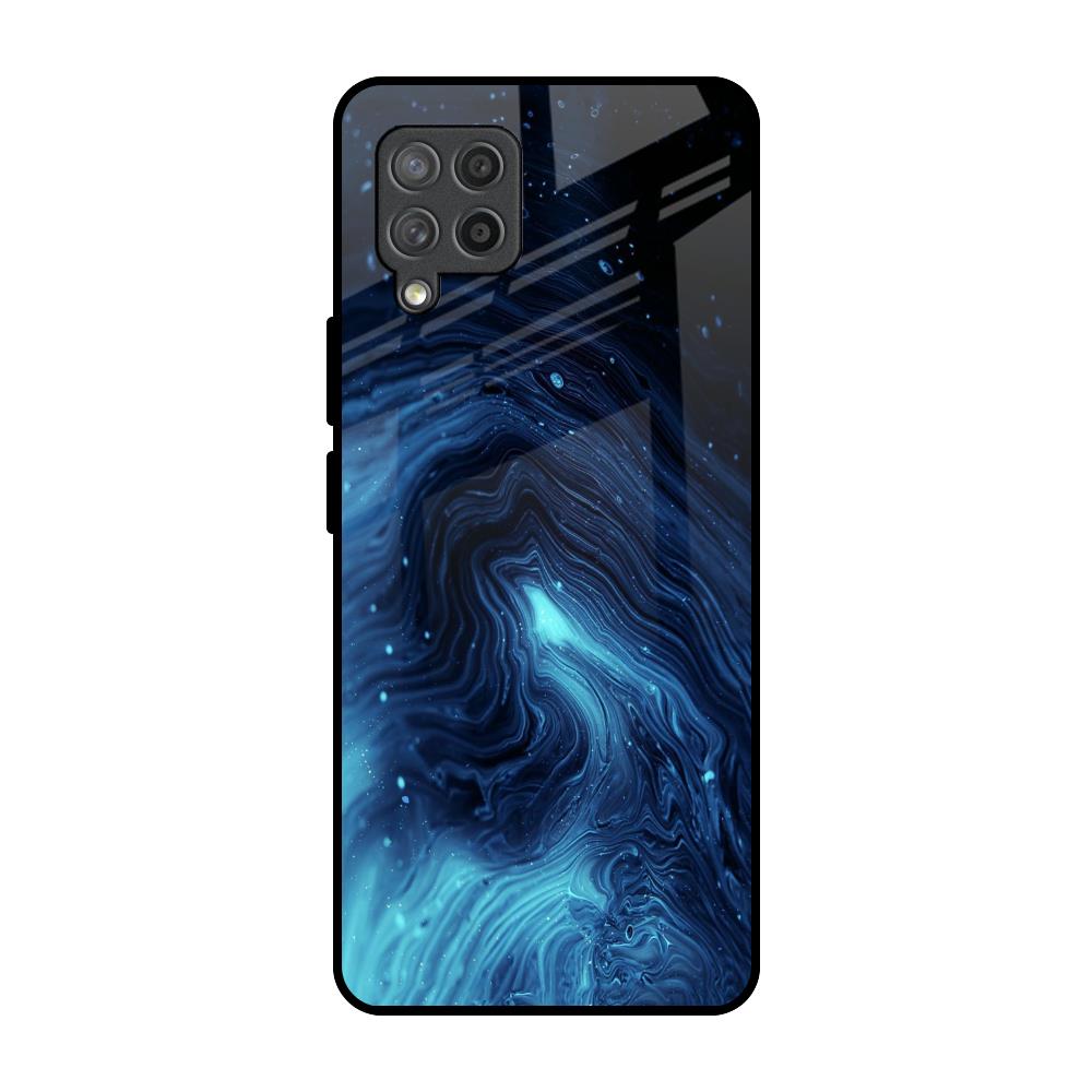 Dazzling Ocean Gradient Samsung Galaxy M42 Glass Back Cover Online