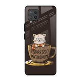 Tea With Kitty Samsung Galaxy M42 Glass Back Cover Online