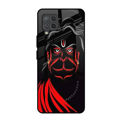 Lord Hanuman Samsung Galaxy M42 Glass Back Cover Online