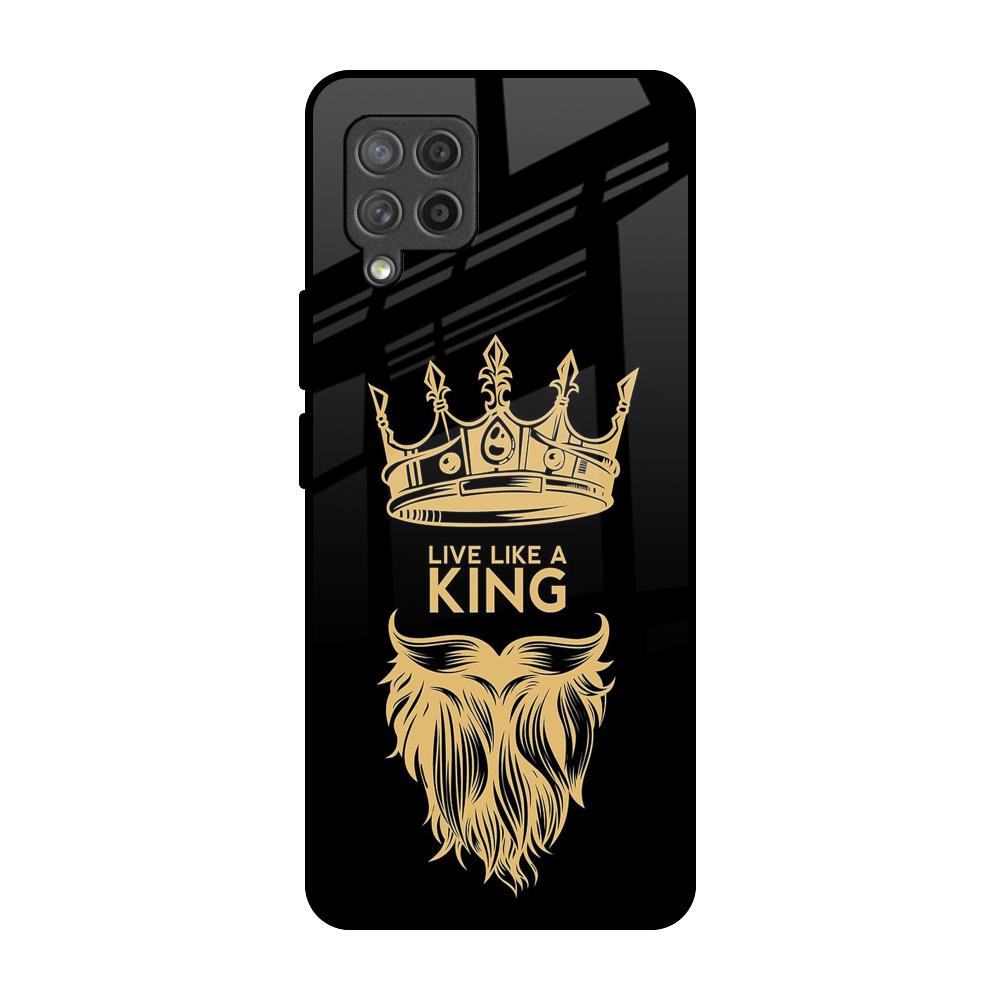 King Life Samsung Galaxy M42 Glass Back Cover Online