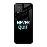 Never Quit Samsung Galaxy M42 Glass Back Cover Online
