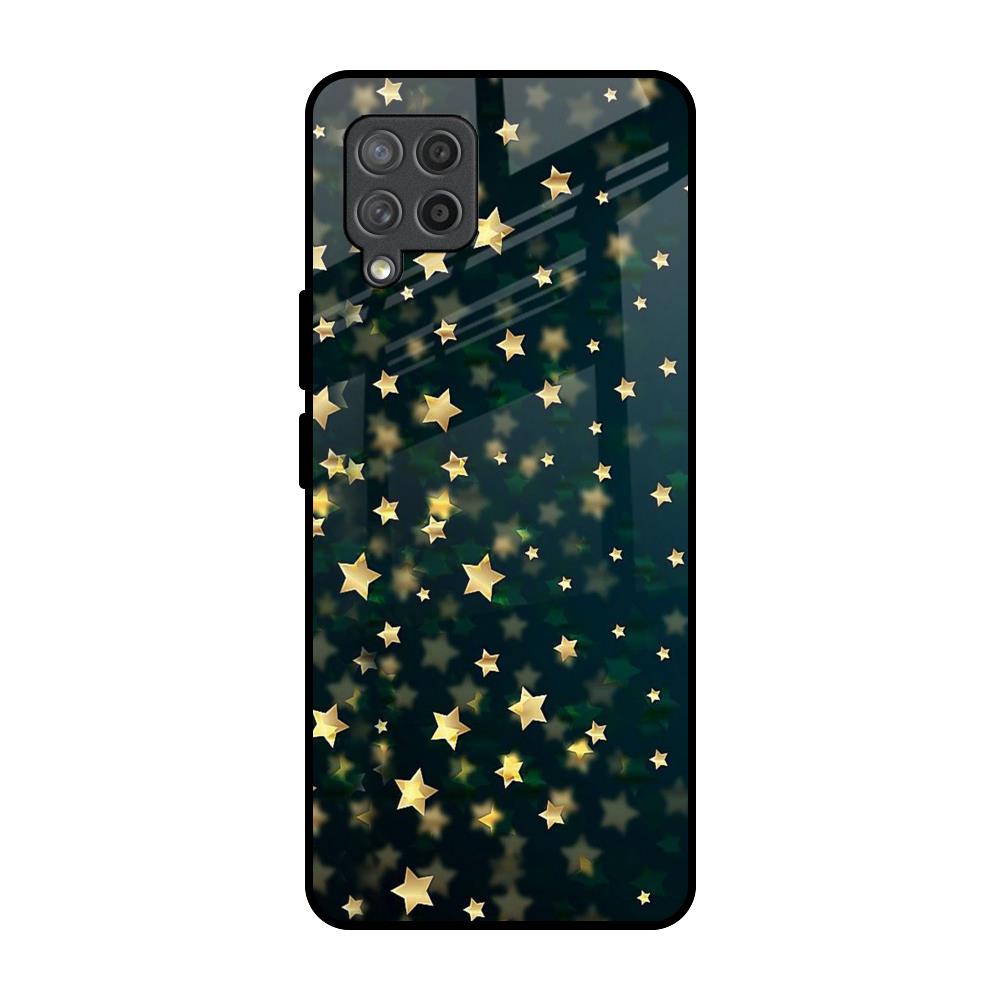 Dazzling Stars Samsung Galaxy M42 Glass Back Cover Online