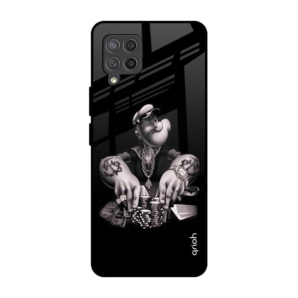 Gambling Problem Samsung Galaxy M42 Glass Back Cover Online