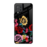 Floral Decorative Samsung Galaxy M42 Glass Back Cover Online