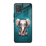 Adorable Baby Elephant Samsung Galaxy M42 Glass Back Cover Online