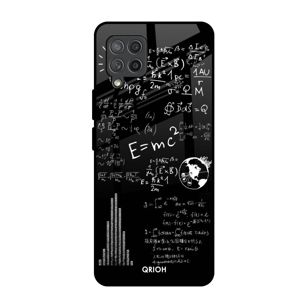 Funny Math Samsung Galaxy M42 Glass Back Cover Online