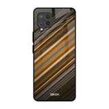 Diagonal Slash Pattern Samsung Galaxy M42 Glass Back Cover Online
