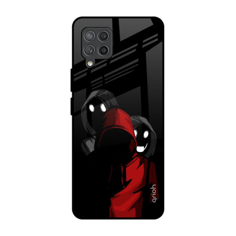 Shadow Character Samsung Galaxy M42 Glass Back Cover Online