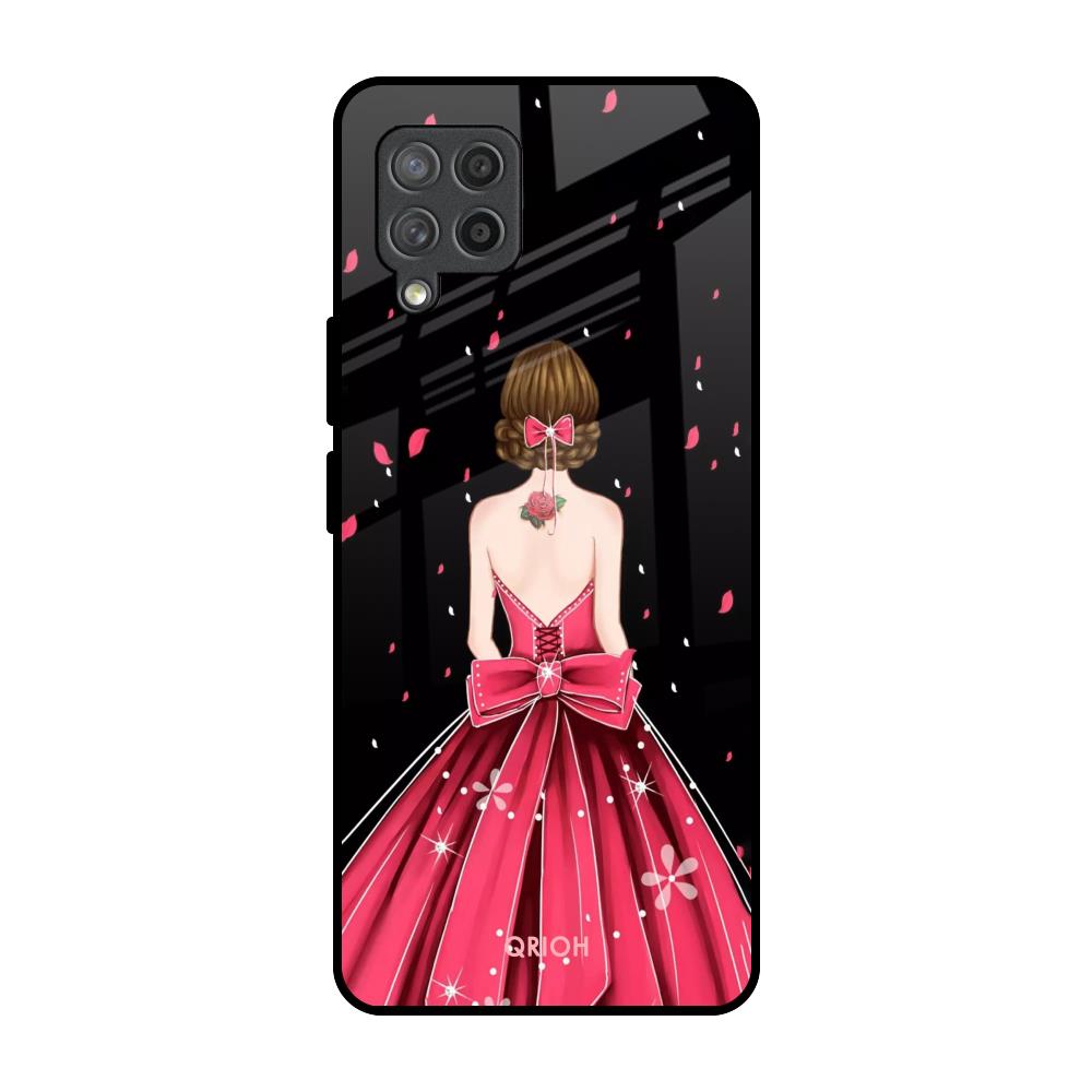 Fashion Princess Samsung Galaxy M42 Glass Back Cover Online