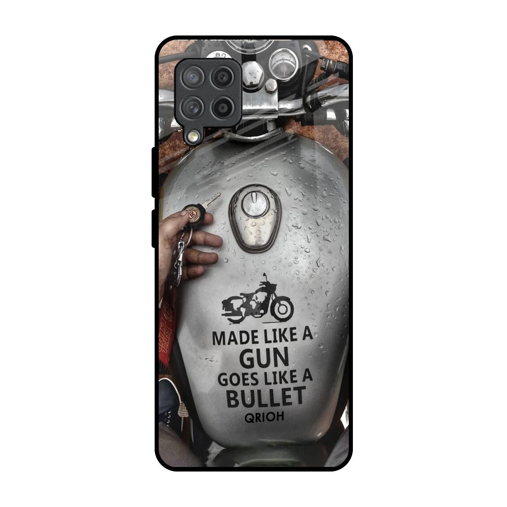 Royal Bike Samsung Galaxy M42 Glass Back Cover Online