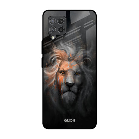 Devil Lion Samsung Galaxy M42 Glass Back Cover Online