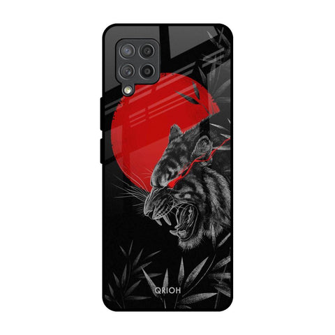 Red Moon Tiger Samsung Galaxy M42 Glass Back Cover Online