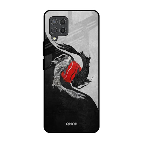Japanese Art Samsung Galaxy M42 Glass Back Cover Online
