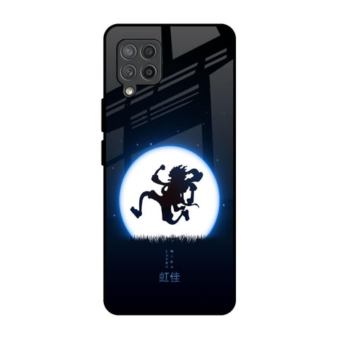 Luffy Nika Samsung Galaxy M42 Glass Back Cover Online