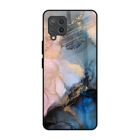 Marble Ink Abstract Samsung Galaxy M42 Glass Back Cover Online
