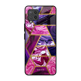 Electroplated Geometric Marble Samsung Galaxy M42 Glass Back Cover Online