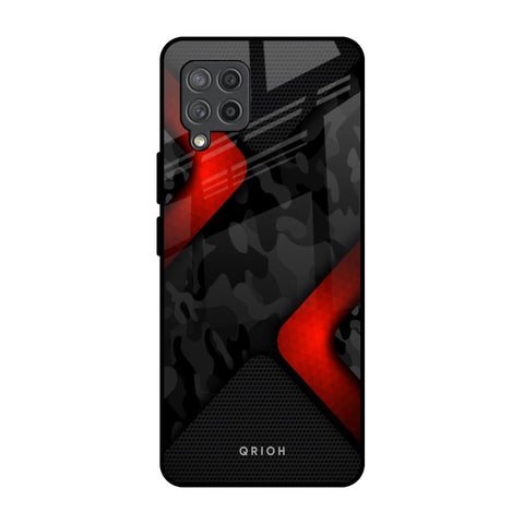 Modern Camo Abstract Samsung Galaxy M42 Glass Back Cover Online
