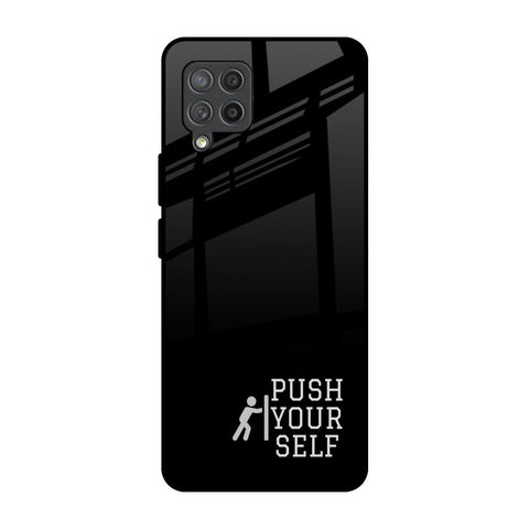 Push Your Self Samsung Galaxy M42 Glass Back Cover Online