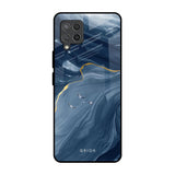 Deep Ocean Marble Samsung Galaxy M42 Glass Back Cover Online