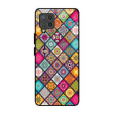 Multicolor Mandala Samsung Galaxy M42 Glass Back Cover Online