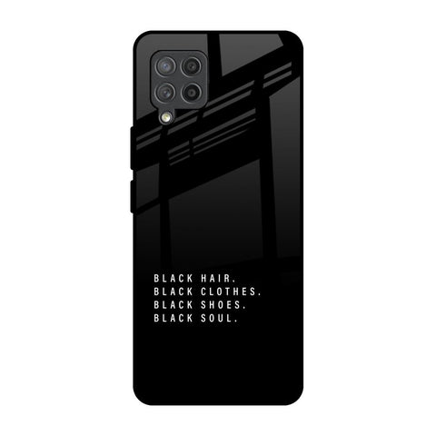 Black Soul Samsung Galaxy M42 Glass Back Cover Online