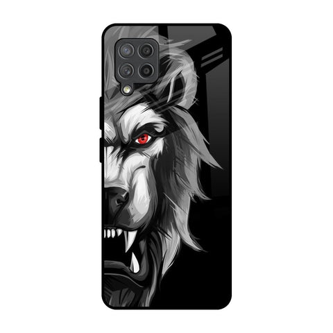 Wild Lion Samsung Galaxy M42 Glass Back Cover Online