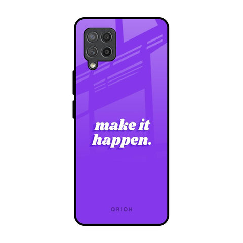 Make it Happen Samsung Galaxy M42 Glass Back Cover Online