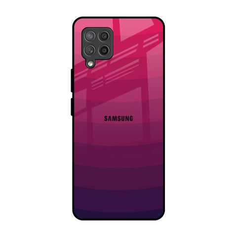 Wavy Pink Pattern Samsung Galaxy M42 Glass Back Cover Online