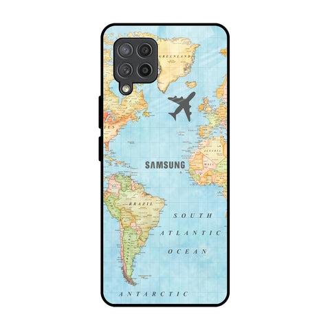 Fly Around The World Samsung Galaxy M42 Glass Back Cover Online