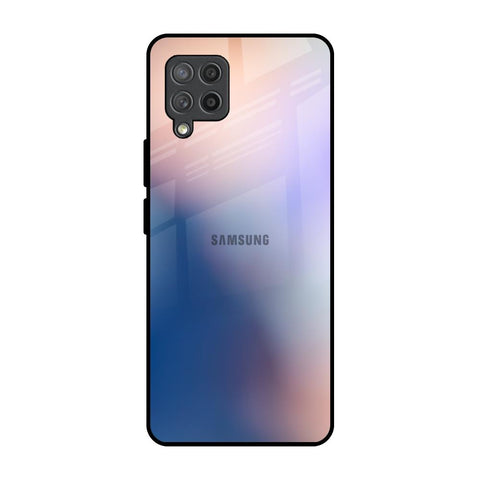 Blue Mauve Gradient Samsung Galaxy M42 Glass Back Cover Online