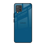 Cobalt Blue Samsung Galaxy M42 Glass Back Cover Online