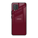 Classic Burgundy Samsung Galaxy M42 Glass Back Cover Online