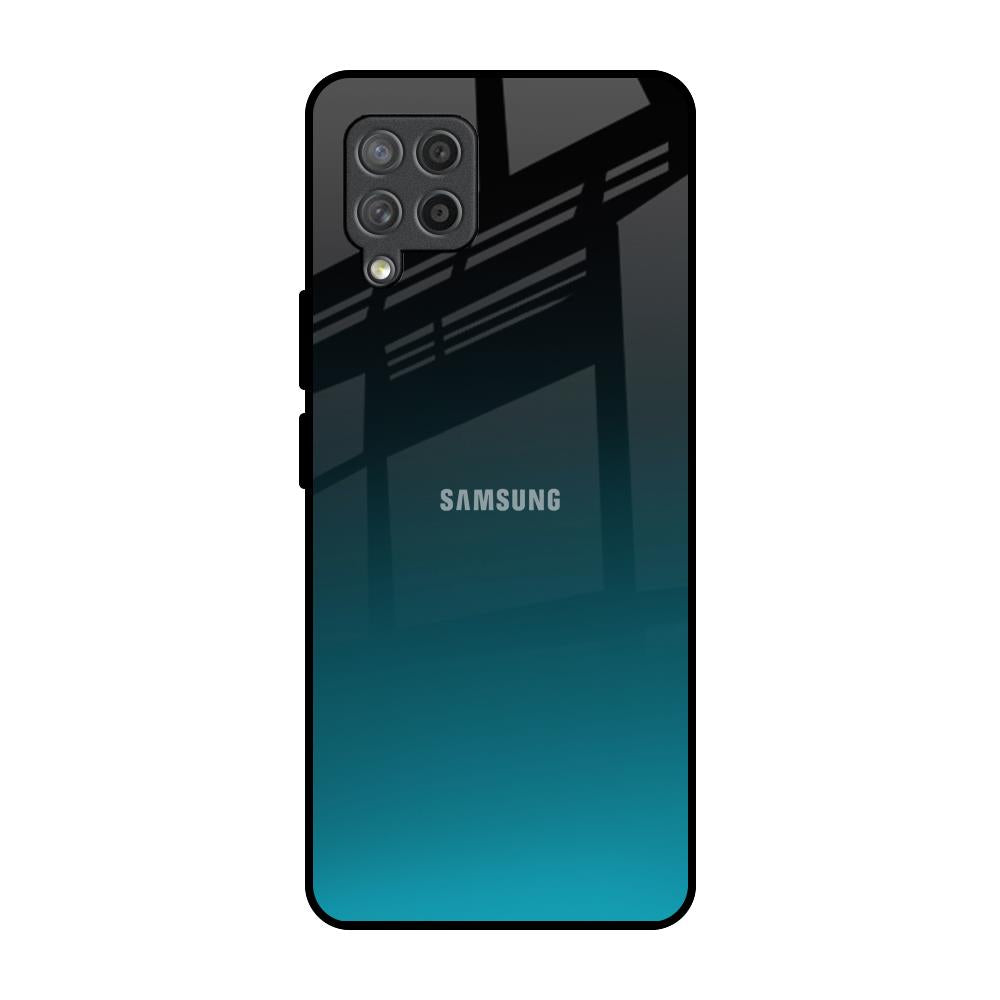 Ultramarine Samsung Galaxy M42 Glass Back Cover Online