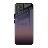 Grey Ombre Samsung Galaxy M42 Glass Back Cover Online