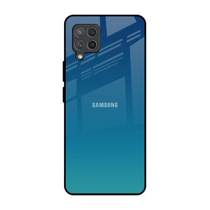 Celestial Blue Samsung Galaxy M42 Glass Back Cover Online