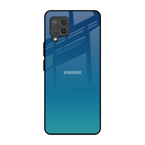 Celestial Blue Samsung Galaxy M42 Glass Back Cover Online