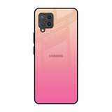 Pastel Pink Gradient Samsung Galaxy M42 Glass Back Cover Online