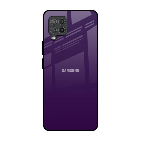 Dark Purple Samsung Galaxy M42 Glass Back Cover Online
