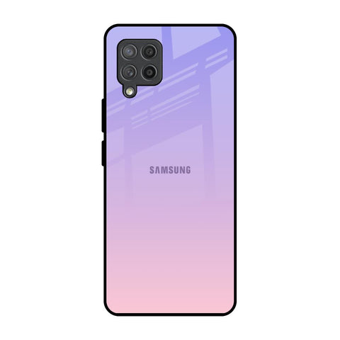 Lavender Gradient Samsung Galaxy M42 Glass Back Cover Online