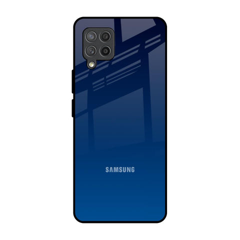 Very Blue Samsung Galaxy M42 Glass Back Cover Online