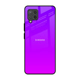 Purple Pink Samsung Galaxy M42 Glass Back Cover Online