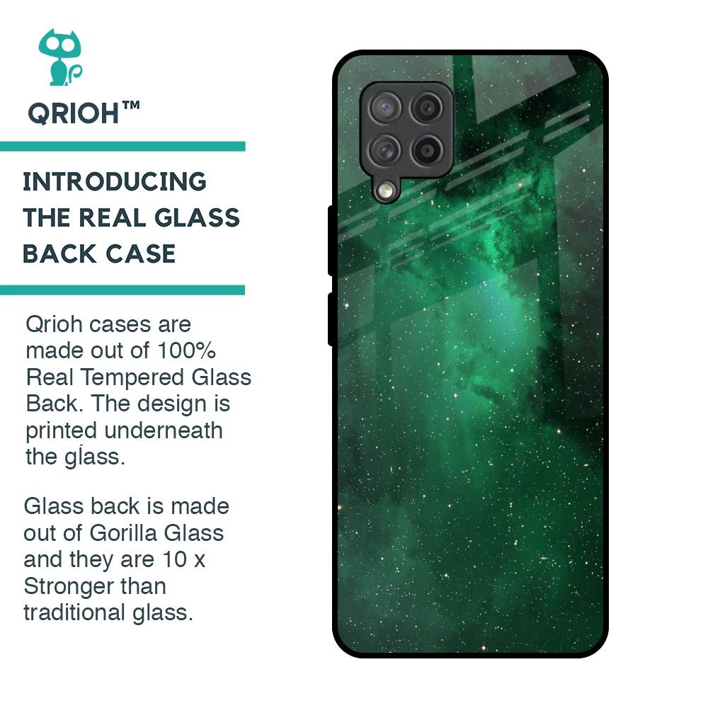 Emerald Firefly Glass Case For Samsung Galaxy M42