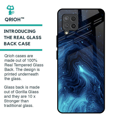 Dazzling Ocean Gradient Glass Case For Samsung Galaxy M42